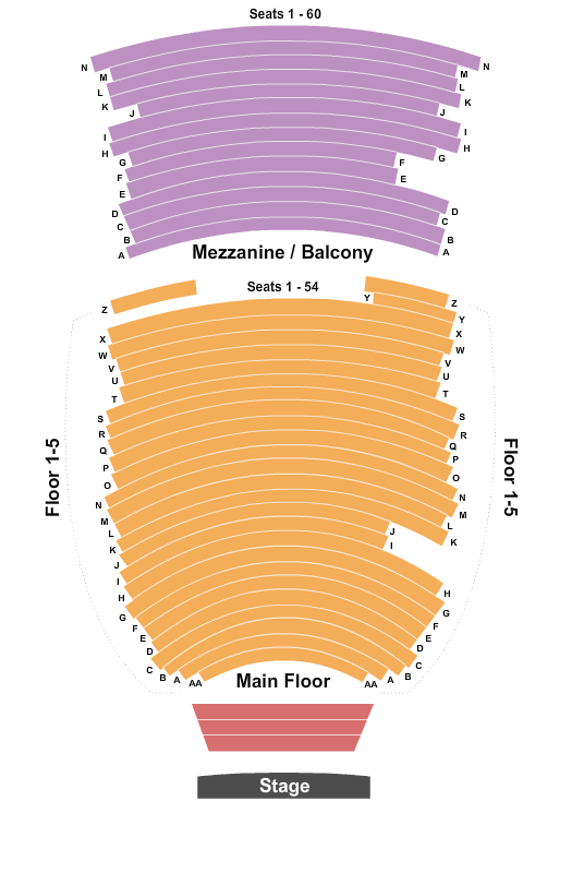 Morrison Center For The Performing Arts MJ Seating Chart